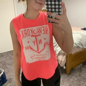 Hot pink tank top